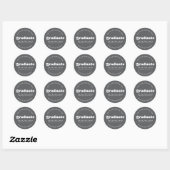 KETTING MODERNE RETRO AFSCHUDDING | AFSCHUDDING ST RONDE STICKER (Vel)