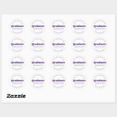 KETTING MODERNE RETRO AFSOLUTANT | AFSCHEID SSTICK RONDE STICKER (Vel)