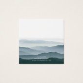 Ketting Oorbel Display Kaart · Pastel Mountains (Achterkant)