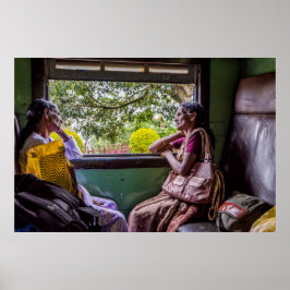 Ketting op de trein poster