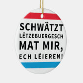 Ketting Ornament Spreek Luxemburgs (Rechts)