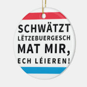 Ketting Ornament Spreek Luxemburgs (Links)