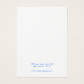 Ketting Rainbow Pastels-kaart Visitekaartje (Achterkant)