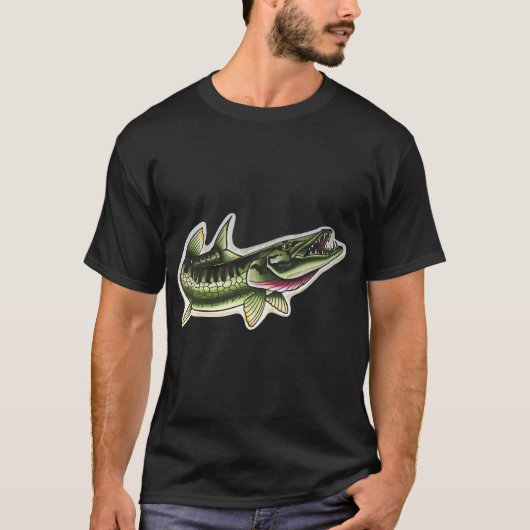 Ketting snoek t-shirt (Voorkant)