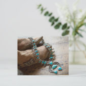 Ketting te koop, Santa Fe, New Mexico. Verenigde S Briefkaart (Staand voorkant)