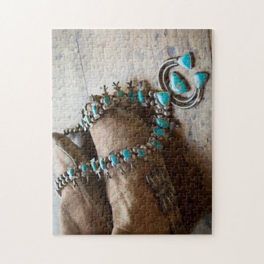 Ketting te koop, Santa Fe, New Mexico. Verenigde S Legpuzzel (Verticaal)