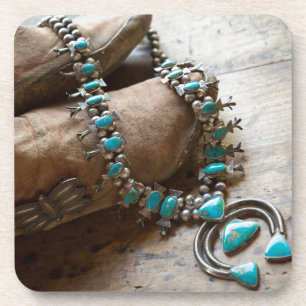 Ketting te koop, Santa Fe, New Mexico. Verenigde S Onderzetter