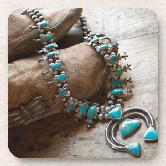 Ketting te koop, Santa Fe, New Mexico. Verenigde S Onderzetter (Voorkant)