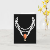 Ketting Turkey leg Pendant Thanksgiving Day Herfst Kaart (Gele Bloem)