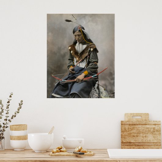 Ketting van Bone, chef 1899 van de Raad Poster (Keuken)