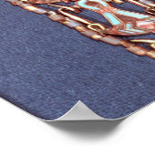 Ketting van de rijstzon poster (Hoek)