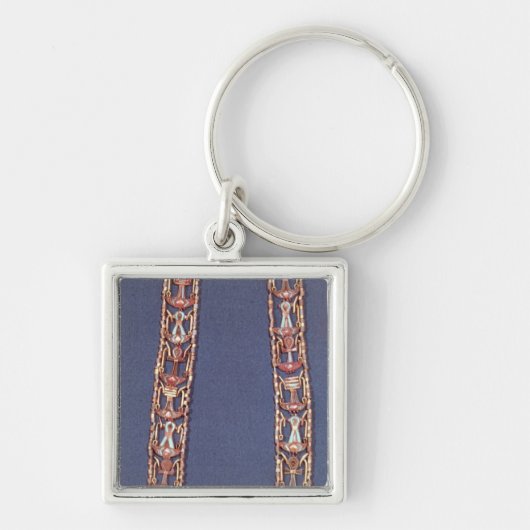 Ketting van de rijstzon sleutelhanger (Voorkant)