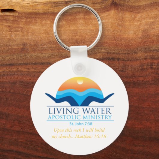 ketting van levende watersleutels sleutelhanger (Voorkant)