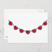  Ketting van Woman Ruby Briefkaart (Voorkant / Achterkant)