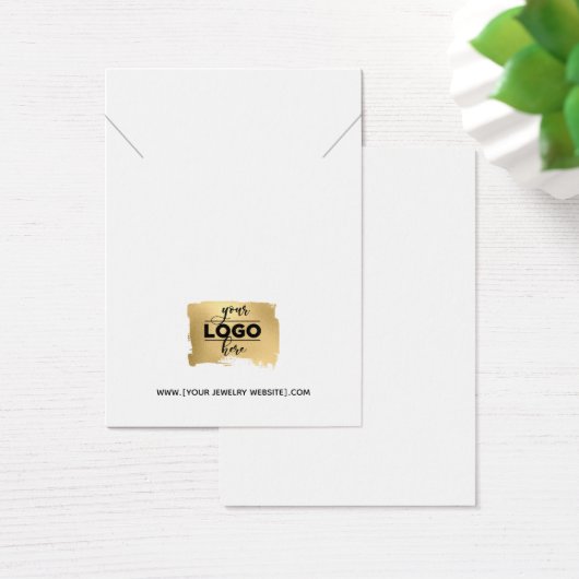 Ketting Voeg je Logo juwelenkaart toe Visitekaartje (Bureau)