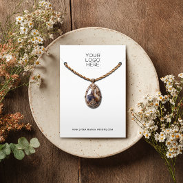 Ketting Voeg je Logo juwelenkaart toe Visitekaartje