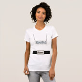 ketting w, sluiting t-shirt (Voorkant volledig)