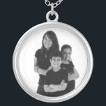 Ketting Zilveren kinderen Foto toevoegen<br><div class="desc">Ketting Silver Family Children Voeg foto-sjablonen toe</div>