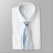 Kettingblik, een Man dat over een bergketen glijdt Stropdas (Gebonden)