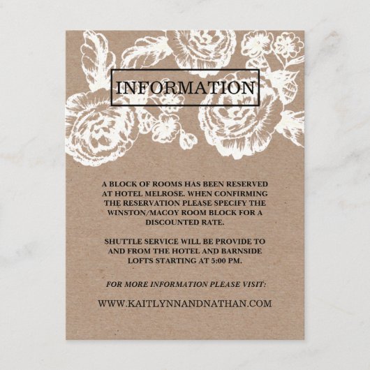 kettingbotanisch | Informatiekaart Informatiekaartje (Voorkant)