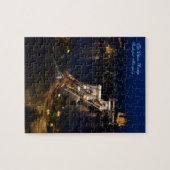 Kettingbrug bij nacht legpuzzel (Horizontaal)
