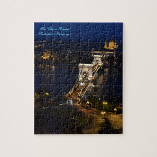 Kettingbrug bij nacht legpuzzel