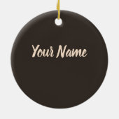 Kettingbrug Boedapest bij nacht met Buda Castle Keramisch Ornament (Achterkant)