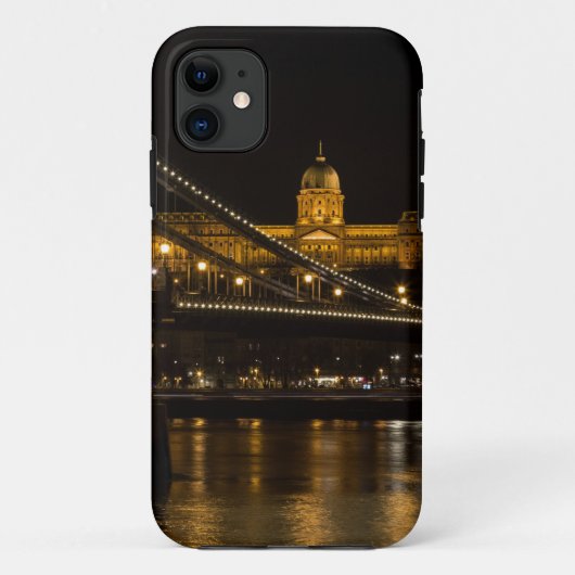 Kettingbrug met Buda Castle Hungary Boedapest Case-Mate iPhone Case (Achterkant)