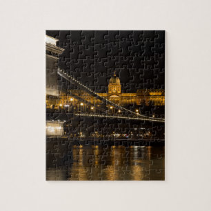 Kettingbrug met Buda Castle Hungary Boedapest Legpuzzel