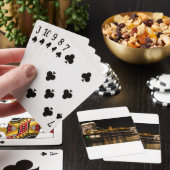 Kettingbrug met Buda Castle Hungary Boedapest Pokerkaarten (Insitu)