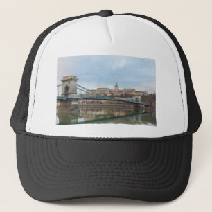 Kettingbrug met Buda Castle Hungary Boedapest Trucker Pet