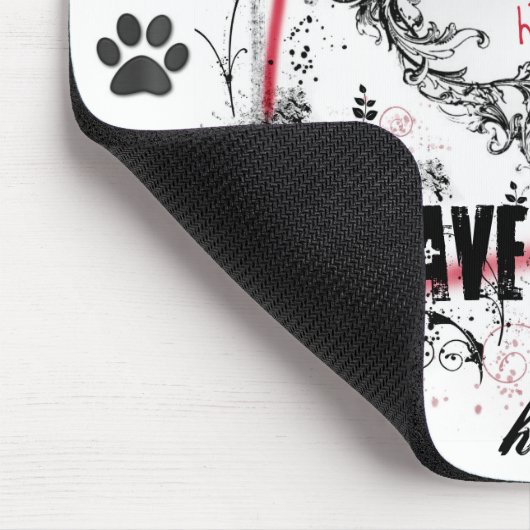 kettingen breken harten door alle bulten met vleug muismat (Hoek)