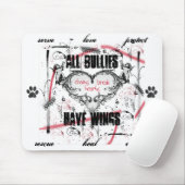 kettingen breken harten door alle bulten met vleug muismat (Met muis)