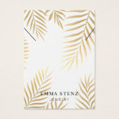 Kettingen display Kaart · goudfolie palmbladeren (Voorkant)