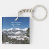 Kettingen met acrylsleutelhanger van het nationale sleutelhanger (Achterkant)