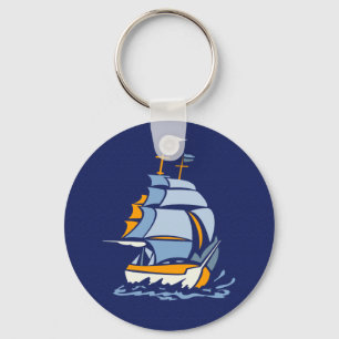 Kettingen met een sleutelhanger per boot, aanpasba