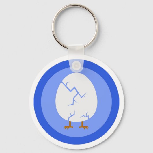 Kettingen met eierketens sleutelhanger (Voorkant)