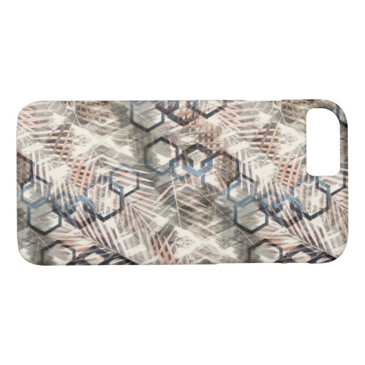 Kettingen op palmbladeren. Case-Mate iPhone case (Achterkant (Horizontaal))