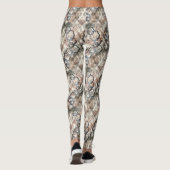 Kettingen op palmbladeren. leggings (Achterkant)