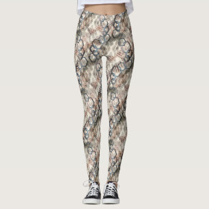 Kettingen op palmbladeren. leggings