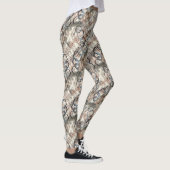 Kettingen op palmbladeren. leggings (Rechts)