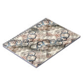 Kettingen op palmbladeren. notitieboek (Linkerzijde)