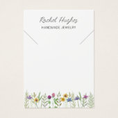 Kettingen sieraden bloemendisplay Kaart (Voorkant)