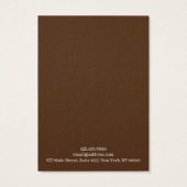 Kettingen sieraden display Kaart · Aardse bloemen (Achterkant)