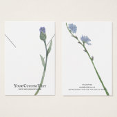 Kettingen sieraden display Kaart · pastelbloem (Voorkant /achterkant)