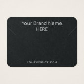 Kettingen sieraden Display Modern Eenvoudig Zwart  Visitekaartje (Voorkant)
