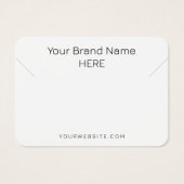 Kettingen sieraden Display Modern Eenvoudig Zwart  Visitekaartje (Voorkant)