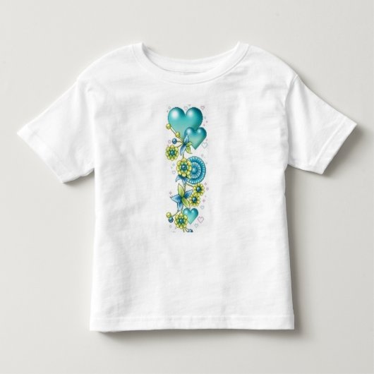 kettingharten kinder shirts (Voorkant)