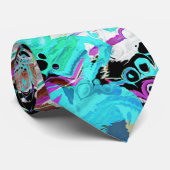 Kettingkleuren van verf 2 stropdas (Opgerold)