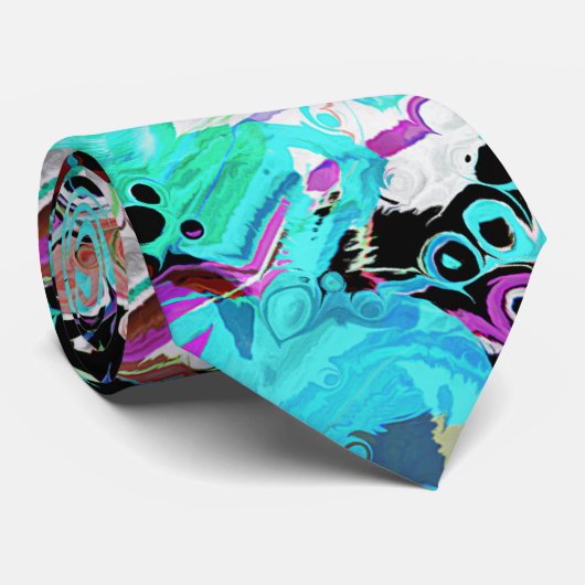 Kettingkleuren van verf 2 stropdas (Opgerold)